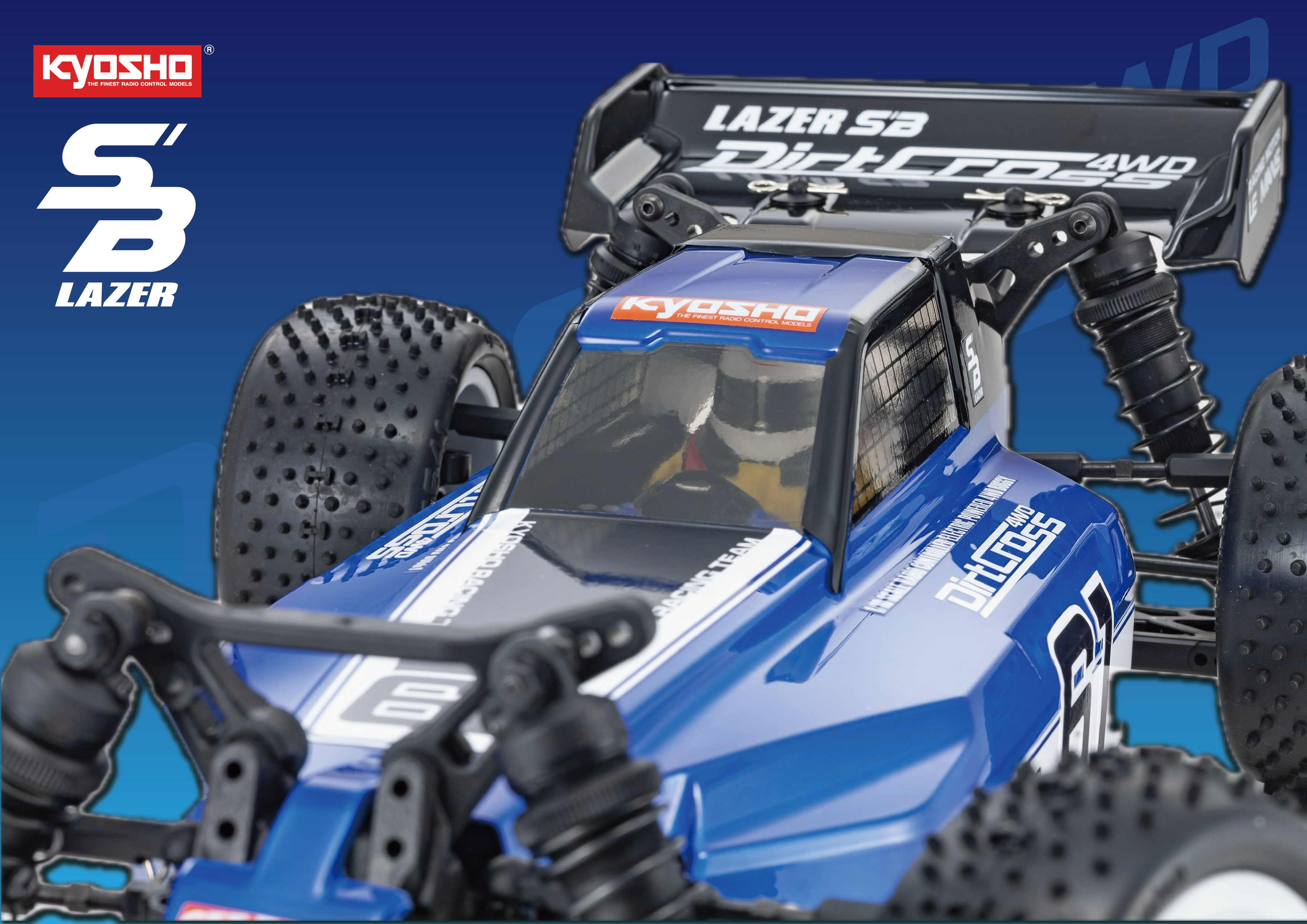 京商 1/10电动四驱 “次世代”复古越野车“沙地穿梭者” LAZER SB Dirt Cross 4WD 34321 kit版 日本制造