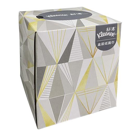 金佰利舒洁0238立方盒装抽取式面巾纸80抽抽纸 商品图3