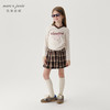 马克珍妮女童复古学院格子百褶短裙半身裙儿童裙子秋装新款241272 商品缩略图1