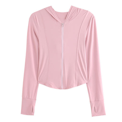 「数色可选！小H书同款」修身防晒衣 女外穿防紫外线外套夏季2024新款防晒服女款上衣 商品图4