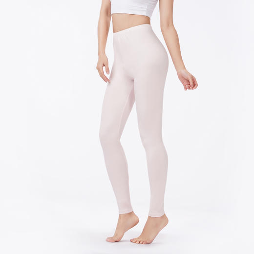 都市丽人打底裤轻暖单层裤棉拉架薄九分裤LLT4C3 商品图2