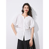 棉仓353604019-收腰泡泡袖衬衫 商品缩略图0