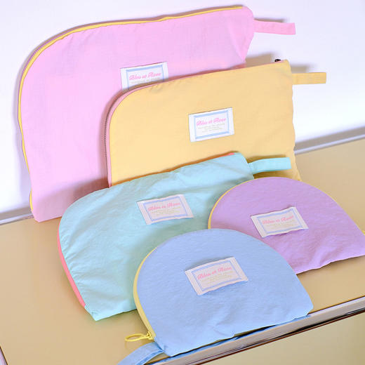 BLEU et ROSE【跳跳糖】收纳袋洗漱包三件套 商品图0