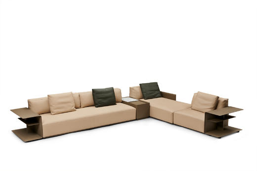 水母 组合沙发 |  更多座位组合，皮布面料可选，详询客服 商品图1