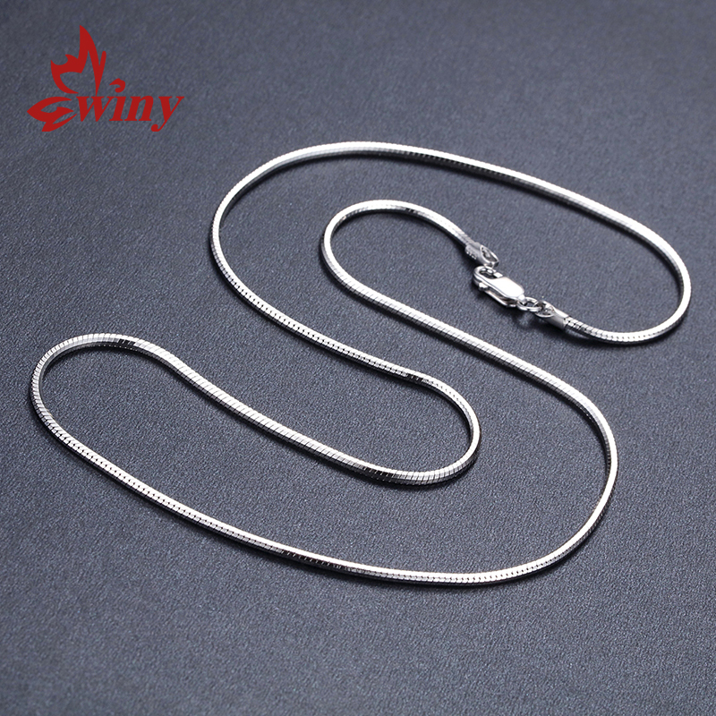 【Winy】990 纯银八角蛇骨链男女款足银简约细款锁骨链时尚百搭可叠戴银饰项链