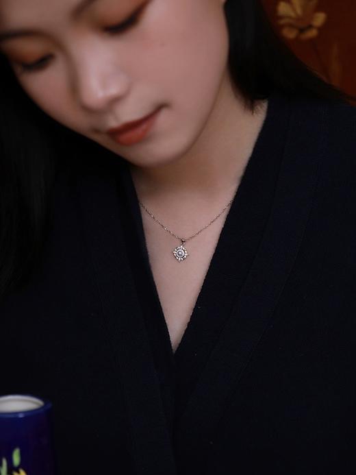 7DAYS芒星珍珠套装耳钉项链 商品图2