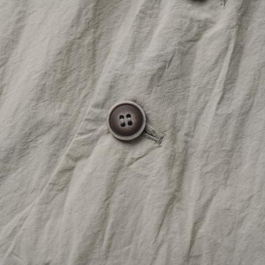 ROMI STUDIO“心绪独白”100%匹马棉超纤纸感洗染衬衣外套 24SSW966 商品图3