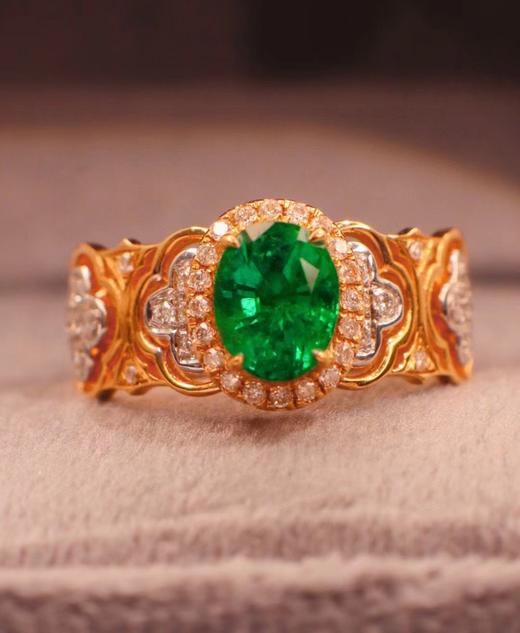 1.09ct 祖母绿戒指 商品图0