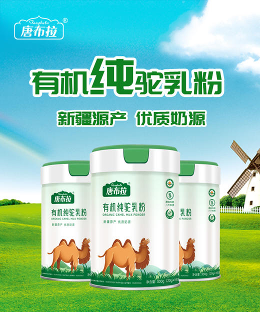 【拍2罐送定制冲奶杯】唐布拉—有机纯驼乳粉  08.06 商品图0