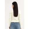 【特惠不退货】诗凡黎条纹针织开衫2024春新款气质上衣女3F2130201 商品缩略图4