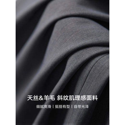 初棉353617005-天丝羊毛百褶显瘦长裙 商品图2