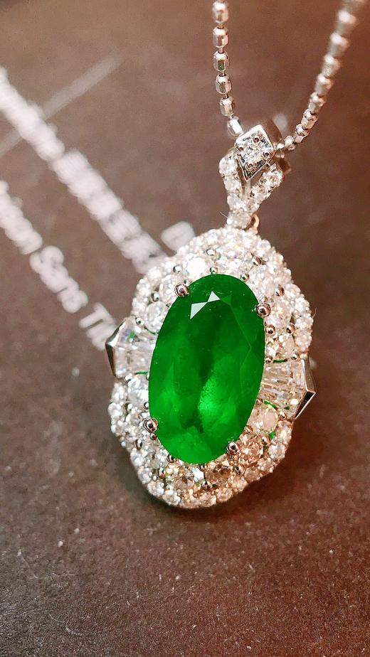 1.11ct 祖母绿吊坠 商品图0