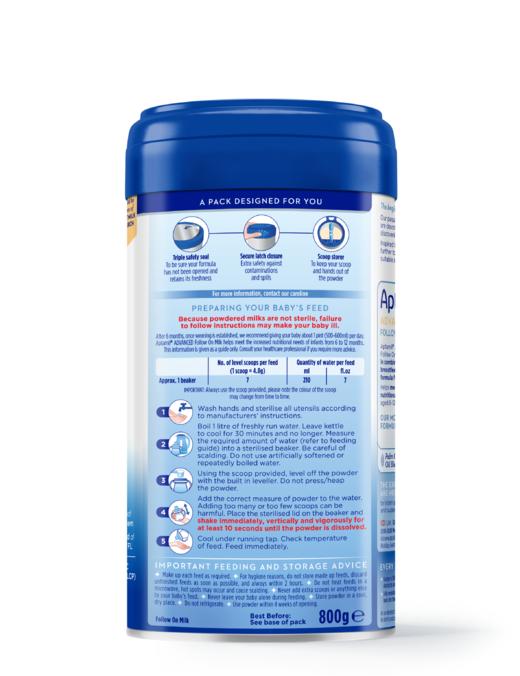 【品牌直供英国Aptamil爱他美白金版较大婴儿配方奶粉 2段 6-12个月 800g【超过6罐请分开下单】 商品图4