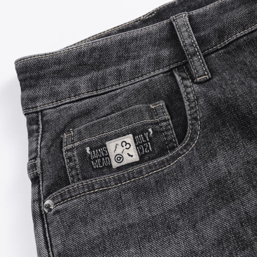 【断码清仓】HX 夏季水洗牛仔五分裤S207422189101短裤 商品图3