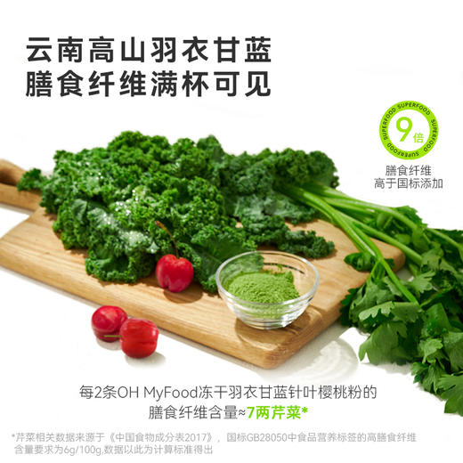 OH MY FOOD 羽衣甘蓝针叶樱桃粉 30g/盒 商品图2