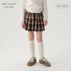 马克珍妮女童复古学院格子百褶短裙半身裙儿童裙子秋装新款241272 商品缩略图0