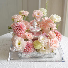 《许愿池》奶油桃子双鱼座粉色系款