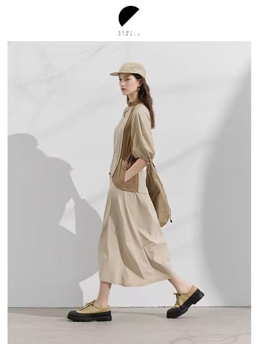 半圆/D24203043/吸排速干针织连衣裙 商品图1