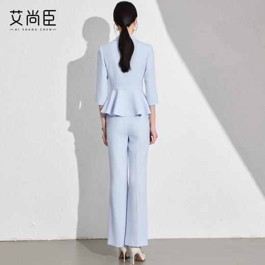 艾尚臣西装套装女修身显瘦通勤秋季工作服高级感商务职场正式场合两件套 商品图9
