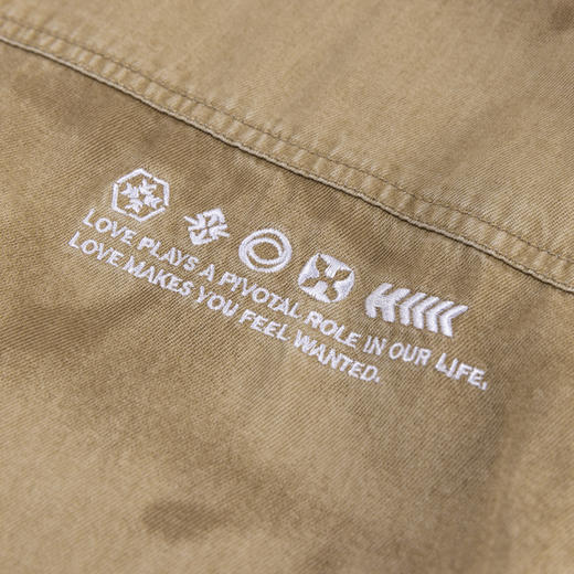 【新品上新】HX 夏季水洗牛仔翻领短袖衬衫S103422223101 商品图9