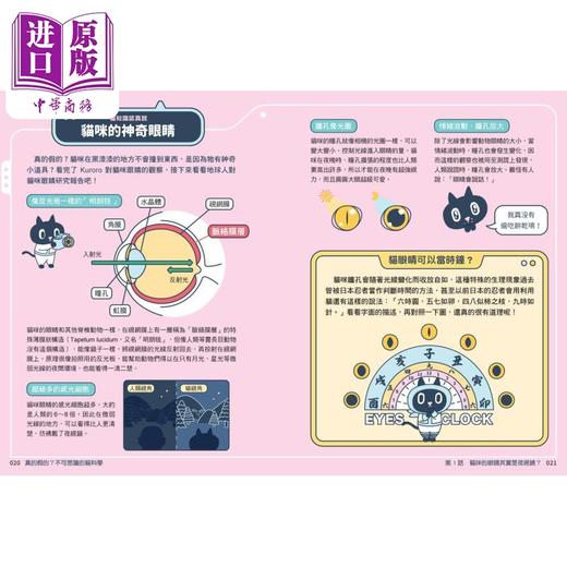 预售 【中商原版】Kuroro 地球观察报告1 真的假的 不可思议的猫科学 港台原版 儿童科普读物 脑洞大开的趣味图解 认真的知识绘本 商品图4