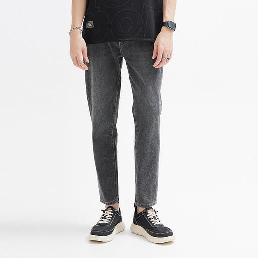 【新品上新】HX 水洗牛仔九分裤S210420079101 商品图4