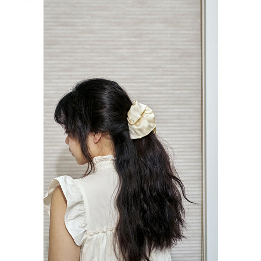 双成记 奶油蛋糕双层真丝发圈 商品图7