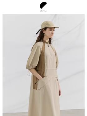 半圆/D24203043/吸排速干针织连衣裙