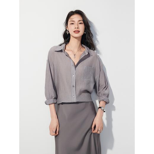 棉仓353604038-休闲肌理衬衫 商品图1