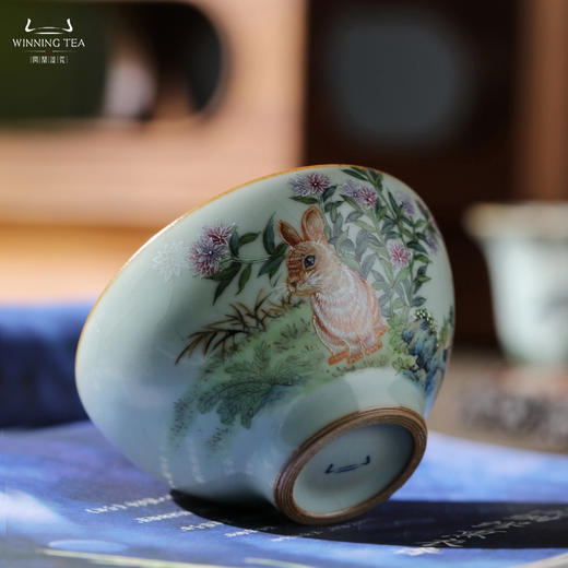 问鼎汝瓷鼎峰系列束罗杯（兔子） 商品图2