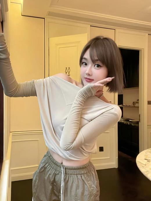 清仓捡漏  LINCHAOZHANG私服定制系列燕麦奶茶 LB240135 上衣LK240313 短裤 商品图1