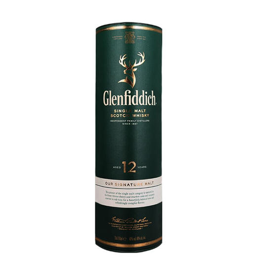 格兰菲迪12年单一麦芽威士忌 苏格兰威士忌700ml 商品图1