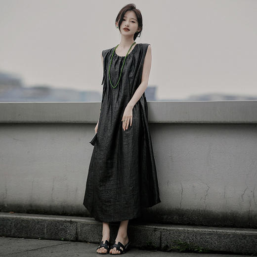 新中式香云纱工艺国风服饰系列，东方手艺撑起女性的风雅，凉滑如溪水流淌，飘逸有风骨【G】 商品图8