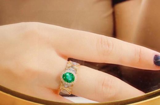 1.09ct 祖母绿戒指 商品图4