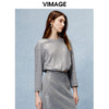 VIMAGE纬漫纪时尚宽松短款显瘦上衣秋季新款V2213819 商品缩略图2