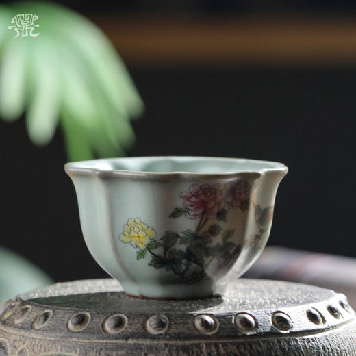 问鼎官窑宋青宝相杯（花鸟） 商品图3