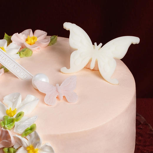 蝴蝶花海·玫瑰花冻希腊酸奶蛋糕 | 旋木烘焙 商品图1