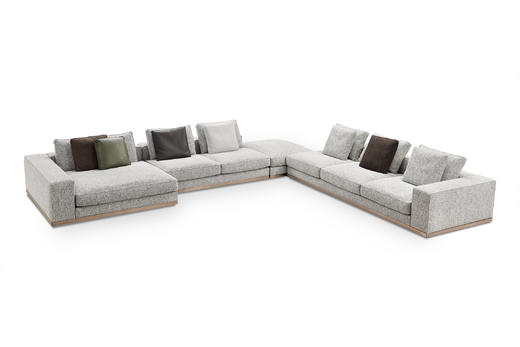 西方 组合沙发 |  更多座位组合，皮布面料可选，详询客服 商品图1