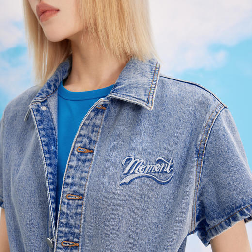 【商场同款】麦檬春秋牛仔连身长裤4F3190251 商品图3