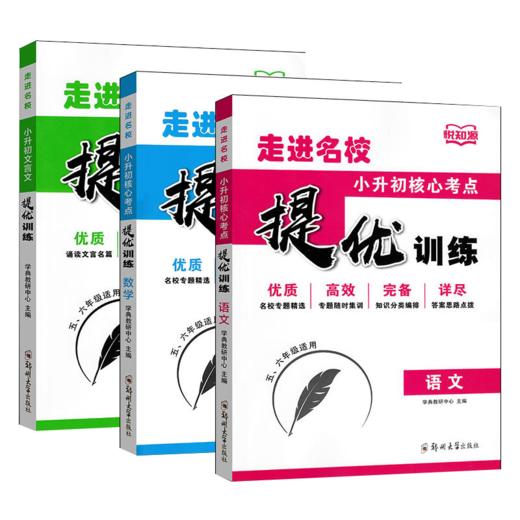 2025悦知源走进名校小升初核心考点提优训练小学语文数学文言文小学升初中五六年级同步练习册 商品图4