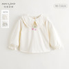 马克珍妮女童甜美娃娃领长袖T恤儿童打底衫2024年秋装新款241181 商品缩略图0