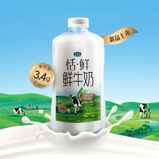 君乐宝1.25L恬鲜鲜牛奶 商品图4