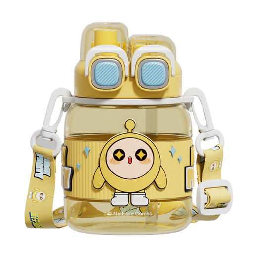 【蛋仔来袭 冲出次元壁！咔咔我的饮水蛋搭子】蛋仔派对 夏季塑料水杯 女生高颜值带吸管水壶 Tritan耐高温可爱杯子-QQ 商品图7