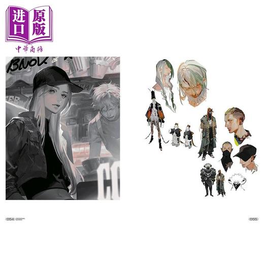 【中商原版】日本P站人气插画师岩本ゼロゴ初画集 Reflection 日本插画师插画作品集 日文艺术原版 岩本ゼロゴ画集 Reflection 商品图2