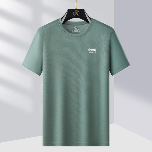 【2件起拍，单件不发货】吉普/JEEP SPIRIT JP-XRB2409款夏季新款特种网格布料速干T恤 商品图6
