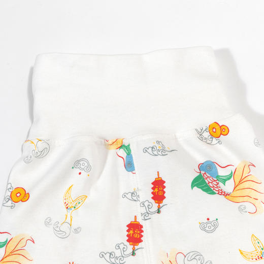 贝贝怡纯棉四季内衣套头套装ZB3DT085 商品图4