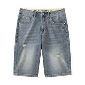 【断码清仓】HX 夏季水洗牛仔五分裤S207422197101短裤