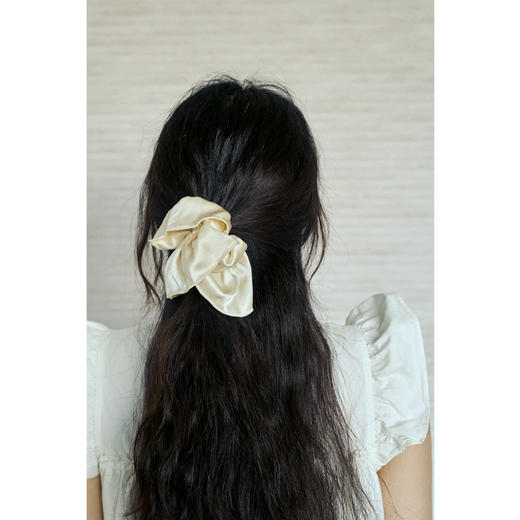 双成记 奶油蛋糕双层真丝发圈 商品图8