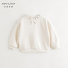 马克珍妮女童法式甜美木耳边卫衣儿童宽松上衣2024秋装新款241095 商品缩略图1
