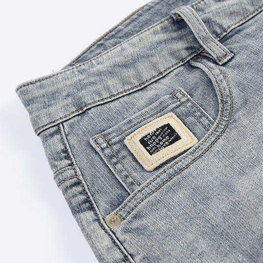 【新品上新】HX 夏季水洗牛仔五分裤S207422191101短裤 商品图3